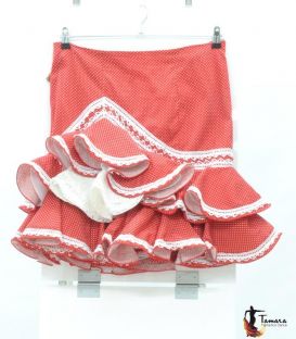 blouses and flamenco skirts in stock immediate shipment - Vestido de flamenca TAMARA Flamenco - Flamenca skirt Size 40 - Tamara polka dots