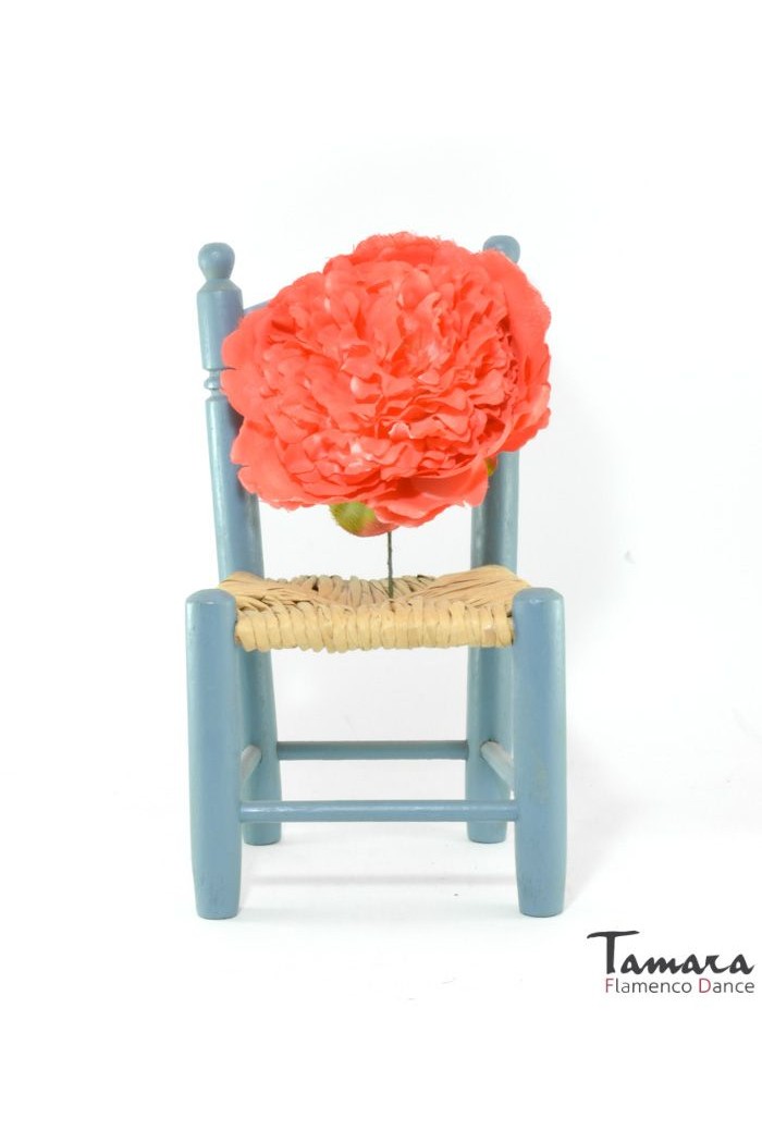 Fleurs de flamenco (pour cheveux) modèle Fleur Flamenca Pivoine - 12 cm Fushia