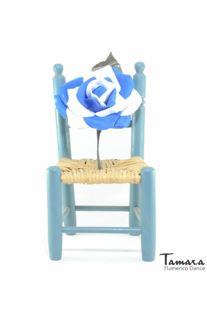  Flowers - Flamenco model Flamenca Flower Bicolor - 10 cm Bordeaux