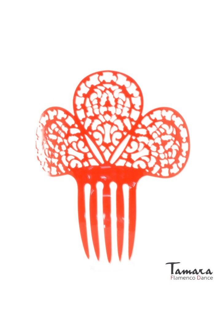  Flamenco Combs model Comb Trebol - Acetate Cardinal