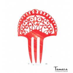 Peinetas de flamenca modelo Peina Peonia - Nacar 12.5 cm Nacar Clasico