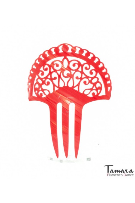 Peinetas de flamenca modelo Peina Peonia - Nacar 12.5 cm Nacar Clasico