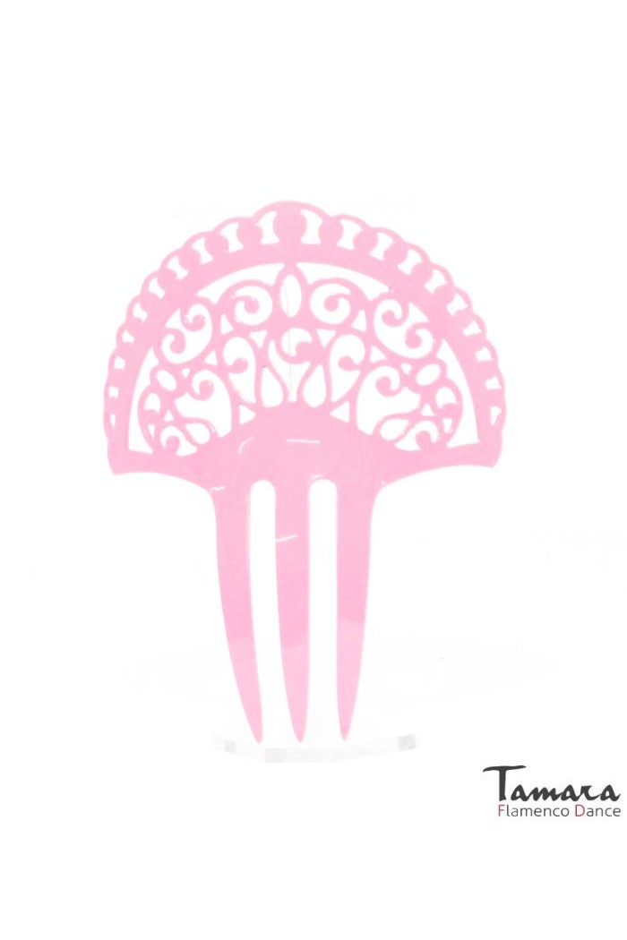 Peinetas de flamenca modelo Peina Peonia - Acetato 12.5 cm Frambuesa oscuro