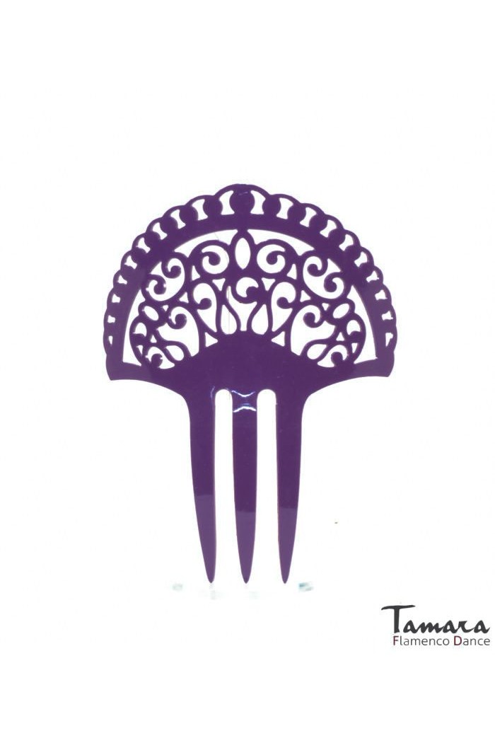  Flamenco Combs model Comb Peonia - Acetate 12.5 cm Dark Green