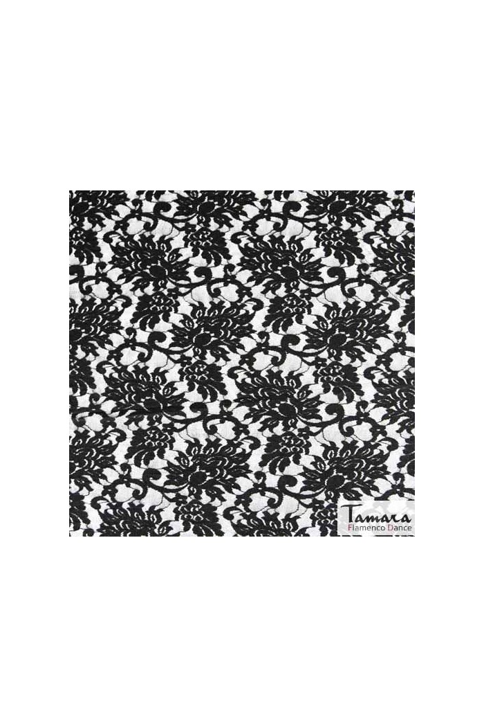 Châle foire uni/imprimé/lacé modèle Châle Femme - Dentelle Bleu canard