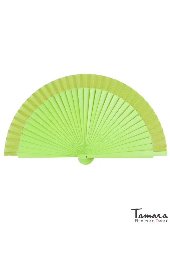 Abanicos y Pericones modelo Abanico flamenco pequeño (19 cm) Verde Agua