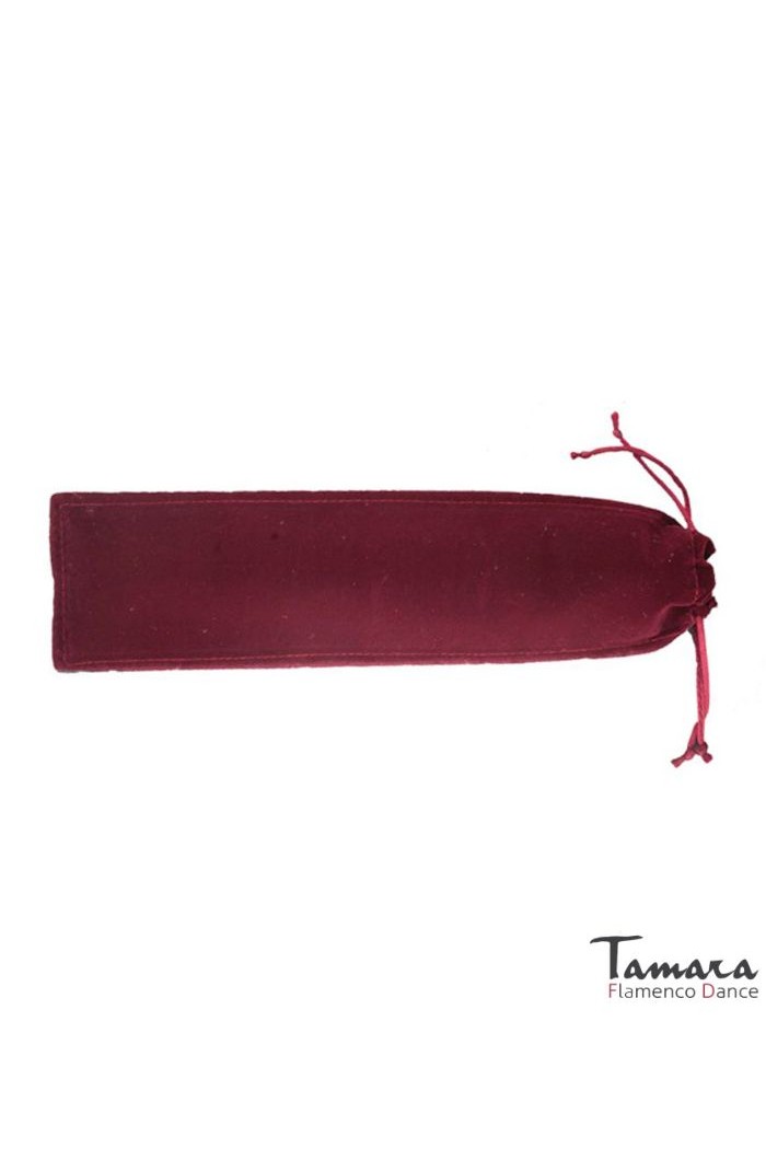  Flamenco accesories model Velvet fan cover - 23 cm Bordeaux