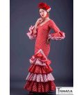 Talla 44 - Alegria Rojo Traje de flamenca