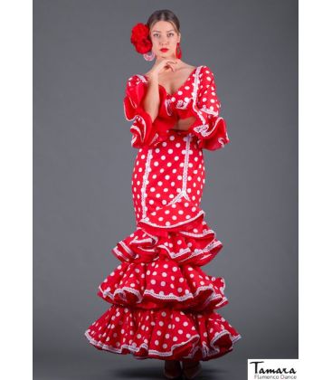 robes flamenco en stock livraison immédiate - Vestido de flamenca TAMARA Flamenco - Taille 42 - Cantares Robe flamenca