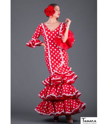 flamenco dresses in stock immediate shipment - Vestido de flamenca TAMARA Flamenco - Size 42 - Cantares Flamenca dress