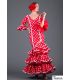 robes flamenco en stock livraison immédiate - Vestido de flamenca TAMARA Flamenco - Taille 42 - Cantares Robe flamenca