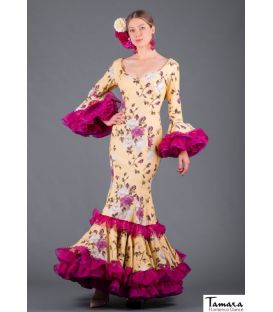 trajes de flamenca mujer en stock envío inmediato - Roal - Talla 40 - Olimpia flores Traje de flamenca