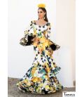 Robe Flamenco Andaluza Flores