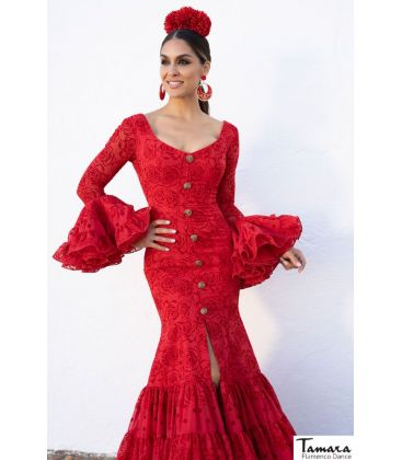 woman flamenco dresses 2022 - Aires de Feria - Flamenco dress Turina Rojo