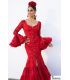 trajes de flamenca 2022 mujer - Aires de Feria - Vestido de gitana Turina Rojo