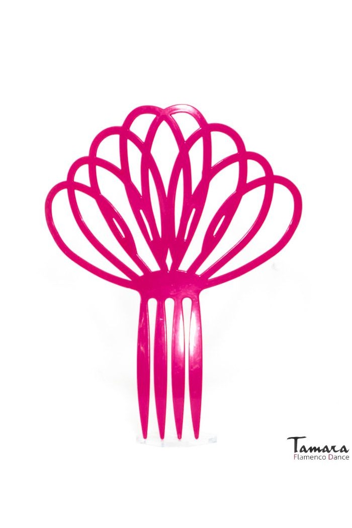 Peinetas de flamenca modelo Peineta flamenca Loto - Plástico 20 cm Amarillo