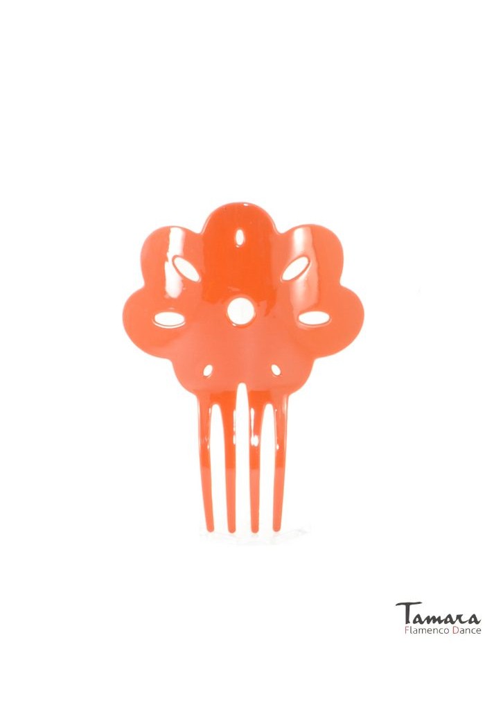  Flamenco Combs model Clavelito flamenco Comb - Plastic 14 cm Fuxia