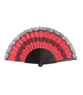 spanish fans - - Pericon fan (31 cm) - Lace