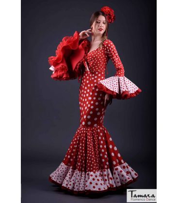trajes de flamenca en stock envío inmediato - Vestido de flamenca TAMARA Flamenco - Talla 40 - Hinojo (Igual foto)