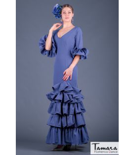 robes flamenco en stock livraison immédiate - Vestido de flamenca TAMARA Flamenco - Taille 42 - Tanguillo Robe flamenca