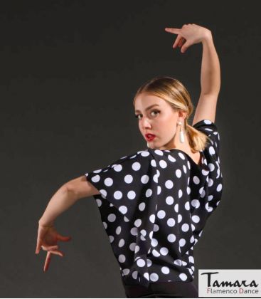 bodyt shirt flamenco femme sur demande - Maillots/Bodys/Camiseta/Top TAMARA Flamenco - Tuna top flamenco - Tricot élastique / koshivo