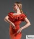 bodyt shirt flamenco femme sur demande - Maillots/Bodys/Camiseta/Top TAMARA Flamenco - T-shirt Caña - Tricot élastique