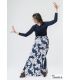 jupes de flamenco femme sur demande - Falda Flamenca DaveDans - Bengala Imprimée - Tricot élastique