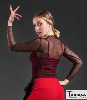 bodyt shirt flamenco woman by order - Maillots/Bodys/Camiseta/Top Dave Dans - Cayetana Top - Elastic tulle