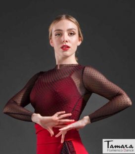 maillots bodys flamenco tops for woman - Maillots/Bodys/Camiseta/Top Dave Dans - Cayetana Top - Elastic tulle