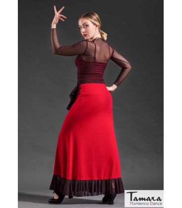 faldas flamencas mujer bajo pedido - Falda Flamenca DaveDans - Falda flamenca Manuela - Tul y punto elástico