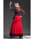 jupes de flamenco femme sur demande - Falda Flamenca DaveDans - Jupe flamenco Manuela - Tulle et point élastique