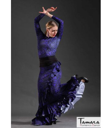 faldas flamencas mujer bajo pedido - Falda Flamenca TAMARA Flamenco - Falda Almudena - Punto elástico Estampado