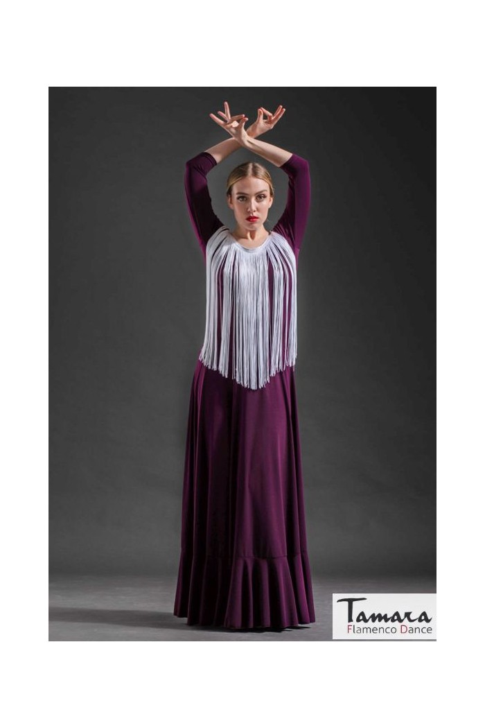 Jupes flamenco FEMME modèle Jupe flamenco Jupe Manilva - Tricot élastique 