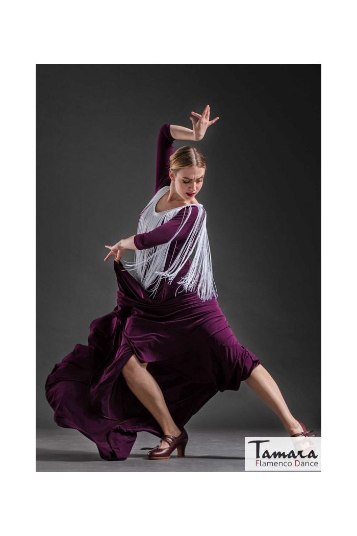 Jupes flamenco FEMME modèle Jupe flamenco Jupe Manilva - Tricot élastique 