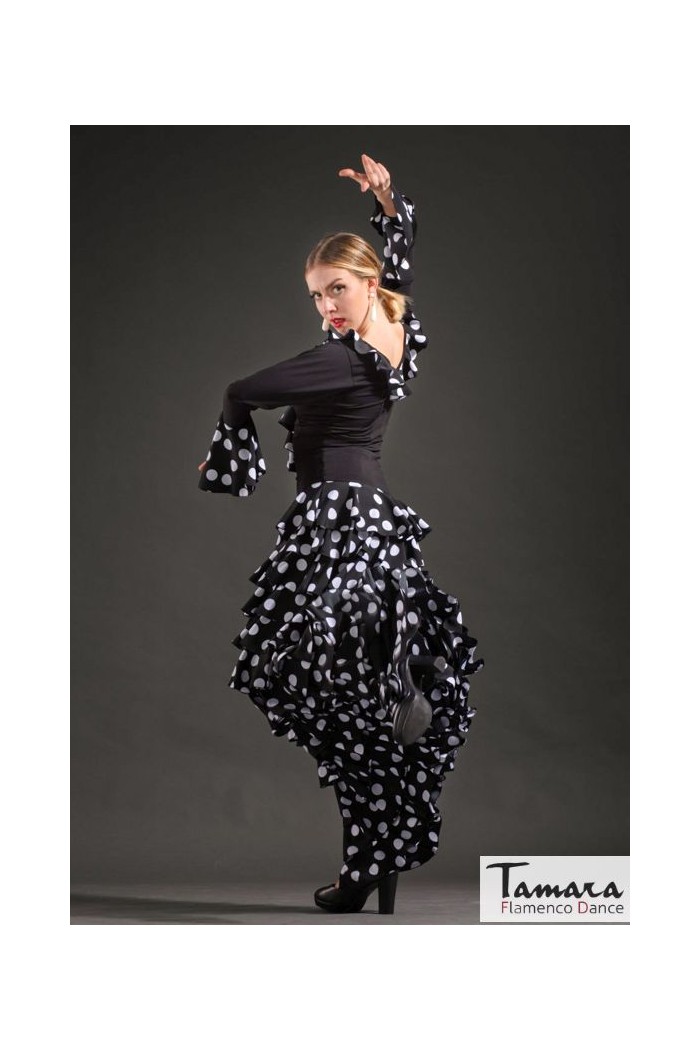  Body/Camiseta flamenca MUJER model Lola Top - Viscose and crep 