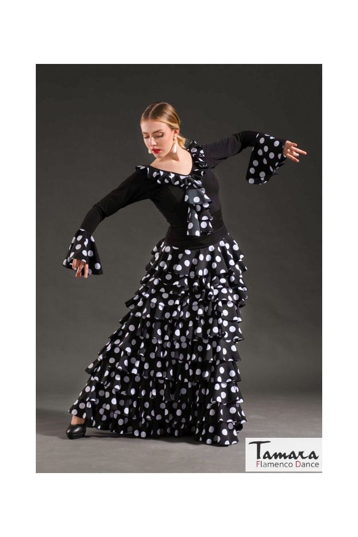 Body/Camiseta flamenca MUJER modelo Top Lola - Viscosa y crep 