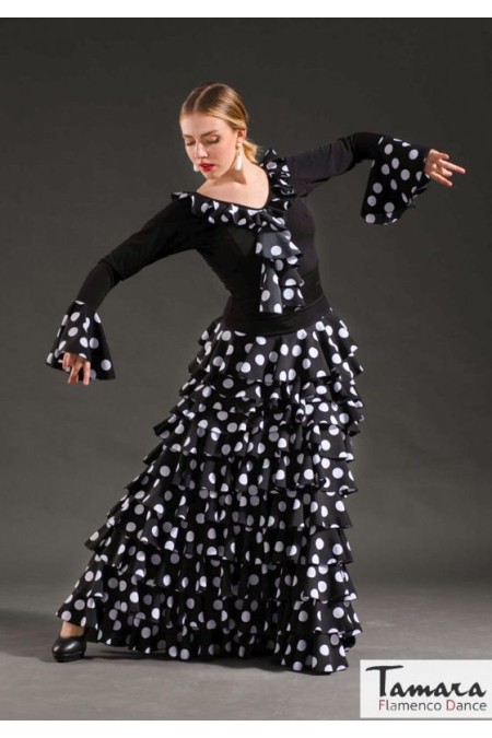 Body/Camiseta flamenca MUJER modelo Top Lola - Viscosa y crep 