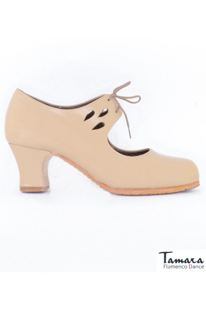 Tamara Flamenco shoes - Professionals model Flamenco shoes Jaleo Camel