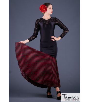 flamenco skirts woman in stock - - Granada Small polka dots - Knitted and Koshivo