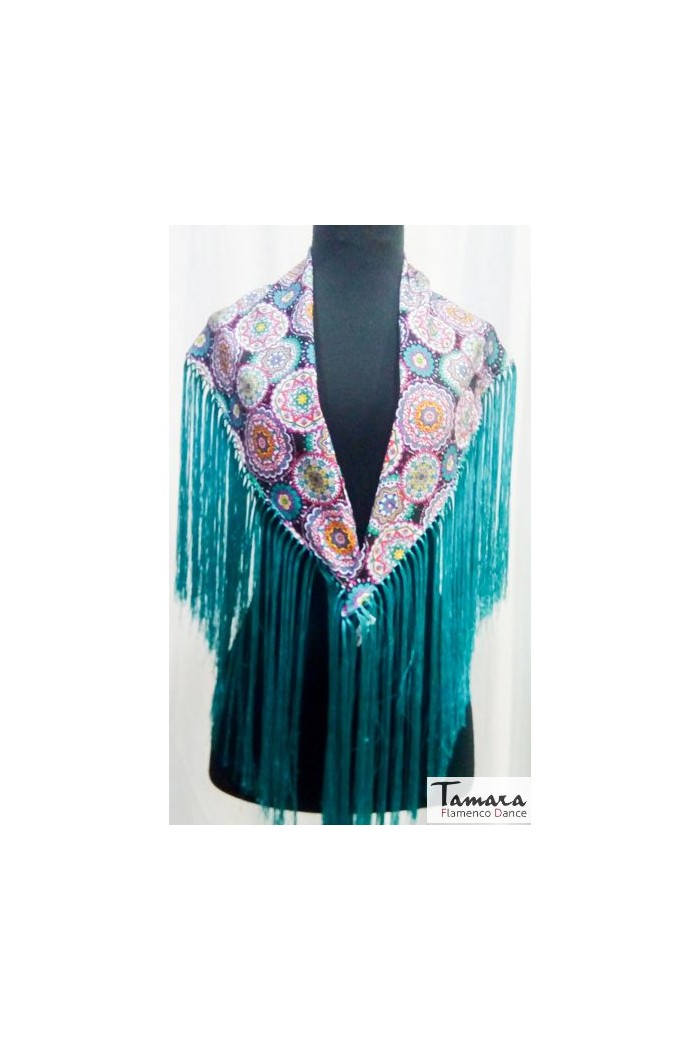 Châle foire uni/imprimé/lacé modèle Petit Châle Imprimé Femme - Patron 16 