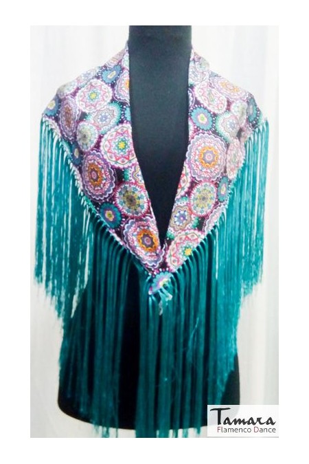 Fair shawl Plain/printed/lace shawl model Small Shawl Print Women - Pattern 16