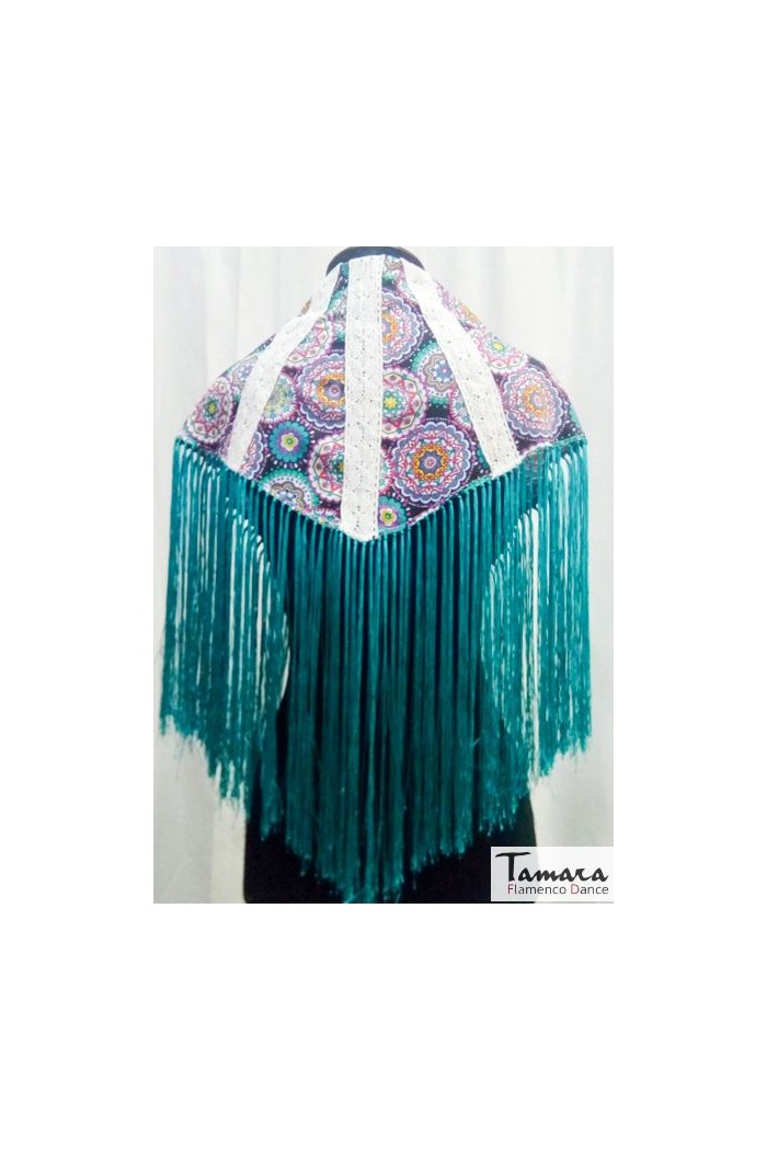 Châle foire uni/imprimé/lacé modèle Petit Châle Imprimé Femme - Patron 16 