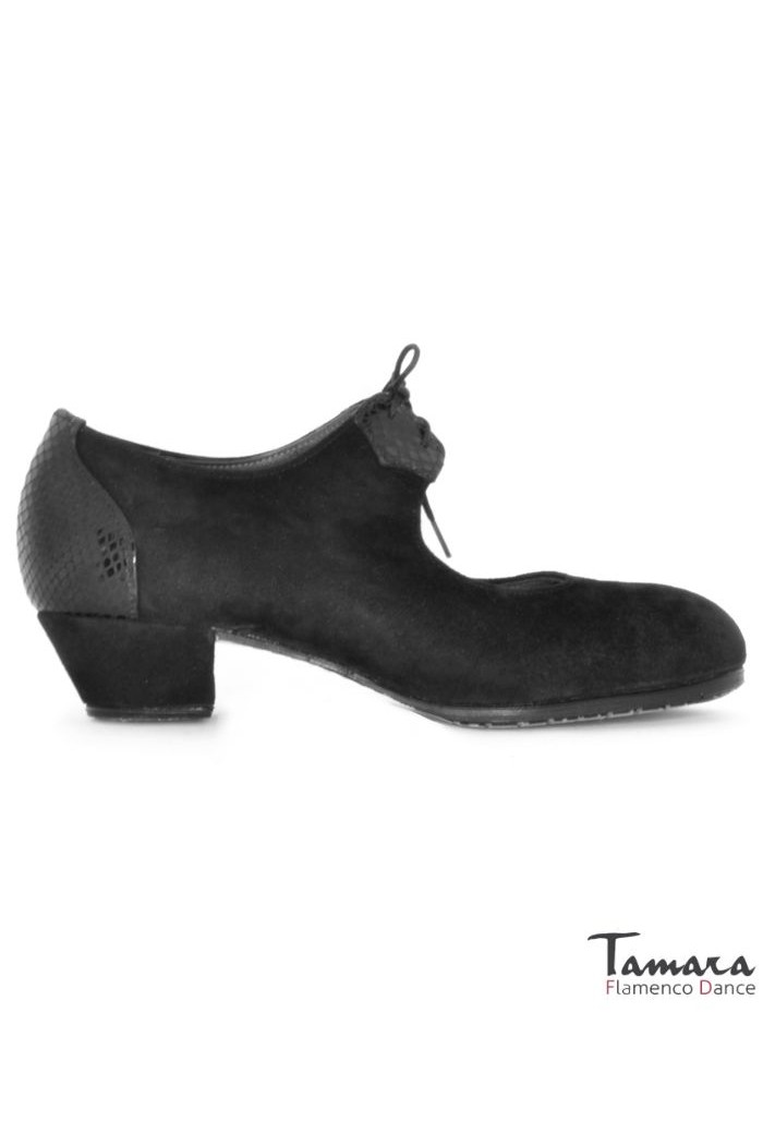 Tamara Flamenco shoes - Professionals model Flamenco shoes Solea Black