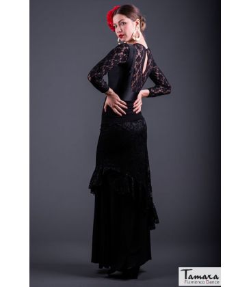 faldas flamencas mujer bajo pedido - Falda Flamenca TAMARA Flamenco - Falda flamenco Maya - Punto elastico y encaje