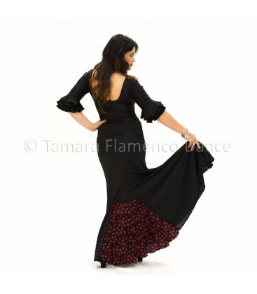 faldas flamencas mujer bajo pedido - - Almería con lunares - Punto (falda-vestido)