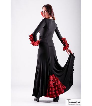 jupes de flamenco femme sur demande - - Almería avec petits points - Maille (jupe - robe)