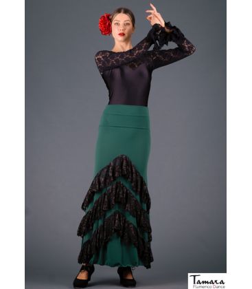flamenco skirts woman in stock - Falda Flamenca TAMARA Flamenco - Flamenco skirt Saray - Elastic point and lace