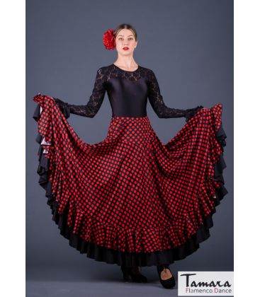 faldas flamencas mujer bajo pedido - - Alborea lunares - Punto