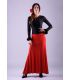 faldas flamencas mujer bajo pedido - - Almería - Viscosa con volante de encaje (falda-vestido)