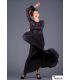 jupes de flamenco femme sur demande - - Almería - Tricoté élastique avec volant en dentelle